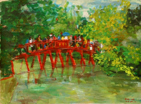  Bảy họa sĩ khắc họa Hà Nội trong ‘Một ngày’ 